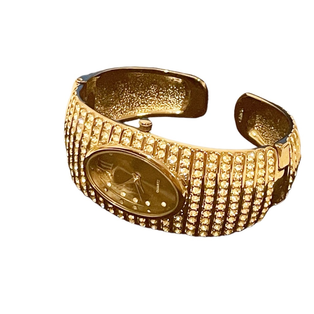 Vintage Real Collectibles by Adrienne Quartz‎ Rhinestone Watch